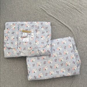 Pottery barn teen cotton pajamas hello kitty size large NWOT